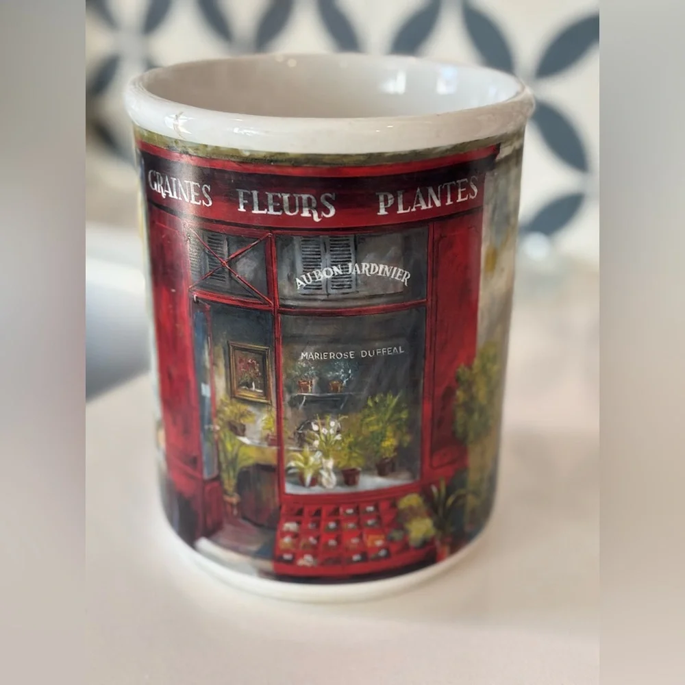 Cypress Kitchen Utensil Crock Organizer. French Country | Farmhouse | 6.5x5.5